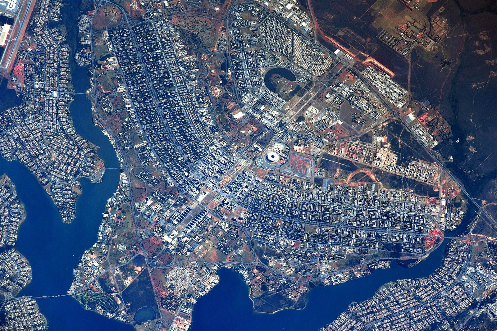 Brasilia foto da Estaçao Espacial 2