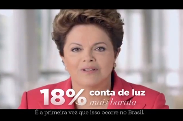 Dilma na tevê
