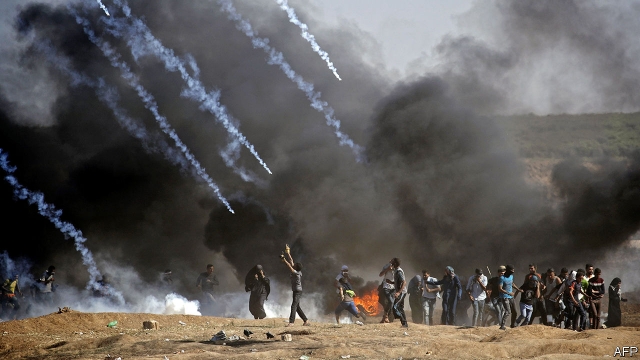 Israel ataca palestinos maio 2018