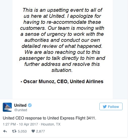 United resposta para a crise