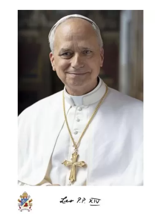 Papa Leao XIV foto oficial