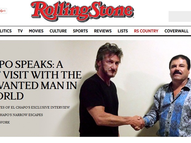 Sean Penn entrevista com El chapo