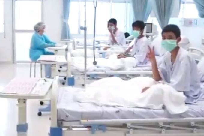 meninos da tailandia hospital boa